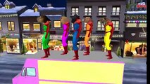 Dinosaur Colours for kids Finger family 3d animation - Superheros vs Dinosaur daddy Finger Rhymes