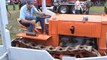 1929 oliver cletrac snow plow running,
