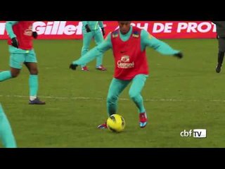 Seleção treina no palco do jogo contra a Bósnia