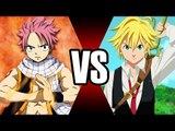 NATSU VS MELIODAS | BATALHA MORTAL | Ei Nerd