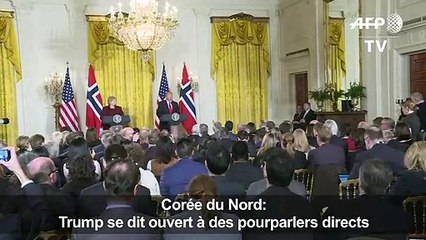Trump ouvert à des pourparlers avec la Corée du Nord