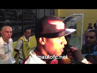Tigre 0 x 0 São Paulo | Entrevista: Luis Fabiano