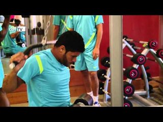 Seleção Brasileira treina na academia