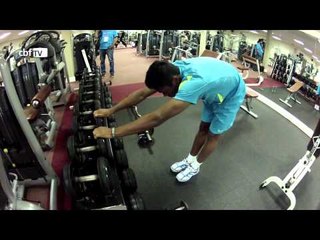 Seleção treina na academia em Manchester