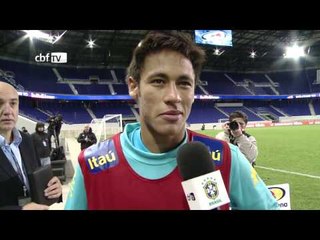 Neymar quer trazer alegria para o povo americano após o furacão Sandy