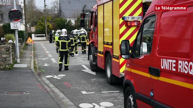 Vannes. Fuite de gaz sur un chantier