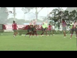 Seleção Feminina faz treino tático para enfrentar o México