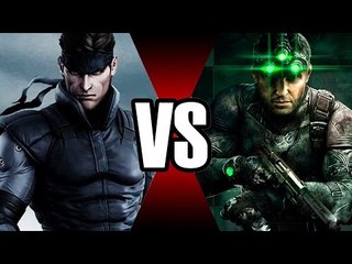 SOLID SNAKE VS SAM FISHER | BATALHA MORTAL | Ei Nerd