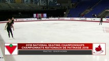 SÉANCES D’ENTRAÎNEMENT (FEMMES SENIOR) : Championnats nationaux de patinage Canadian Tire 2018 (18)