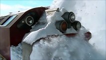 Awesome Powerful Snow Plow Train Blower Through Deep Snow railway tracks Full HD Compilation (1)