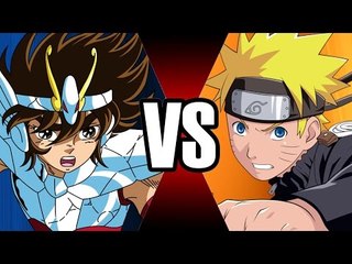 SEIYA VS NARUTO | BATALHA MORTAL | Ei Nerd
