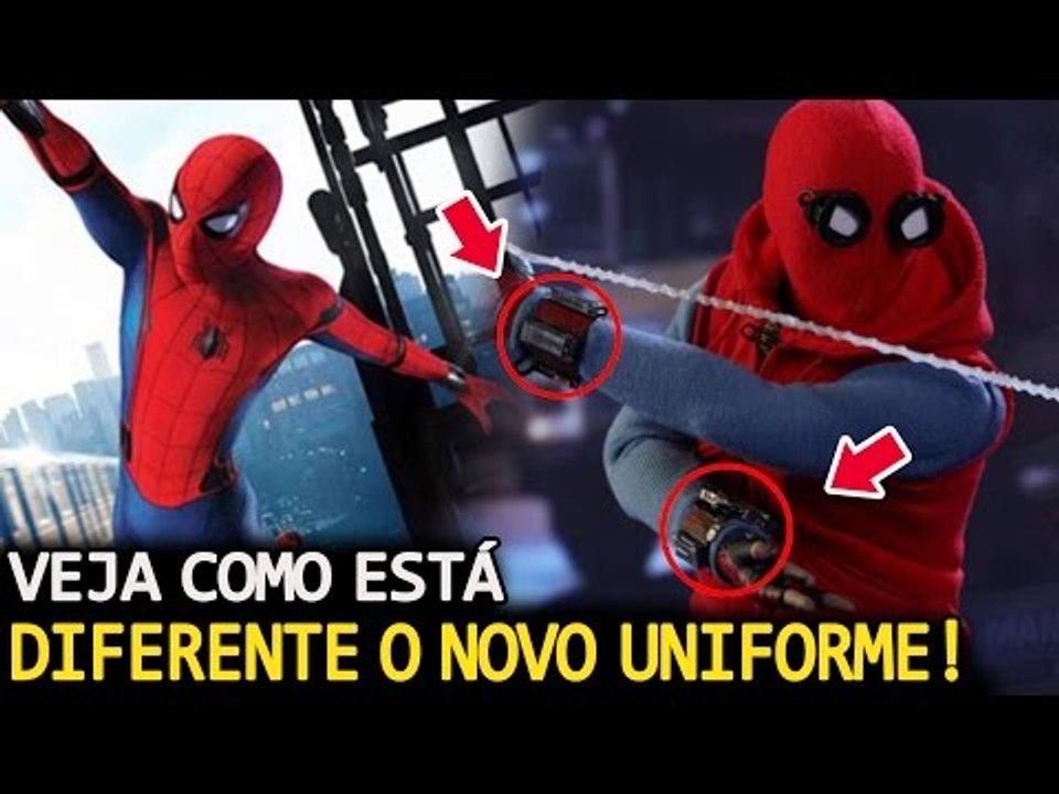 O NOVO UNIFORME DO HOMEM ARANHA