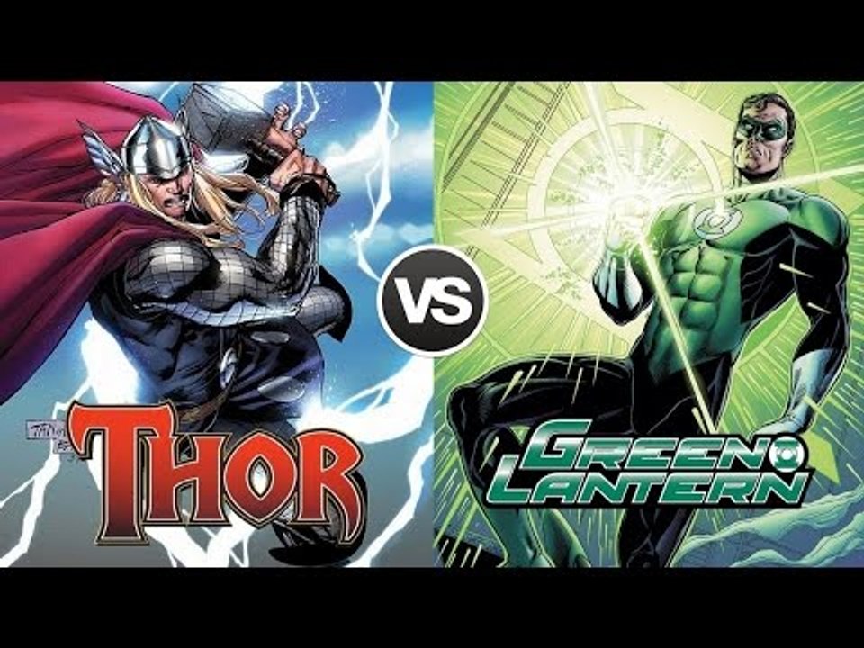 THOR VS LANTERNA VERDE | BATALHA MORTAL