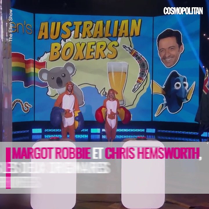 Margot Robbie et Chris Hemsworth s'affrontent chez Hellen DeGeneres