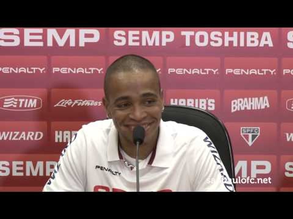 Coletiva SPFC - Apresentação do lateral Alvaro Pereira - São Paulo FC