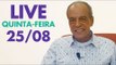 JOÃO BIDU te convida para assistir o LIVE nesta Quinta-feira 25/08