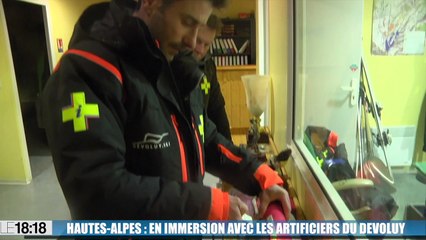 Le 18:18 - Hautes-Alpes : notre reportage avec les déclencheurs d'avalanche dans le Dévoluy