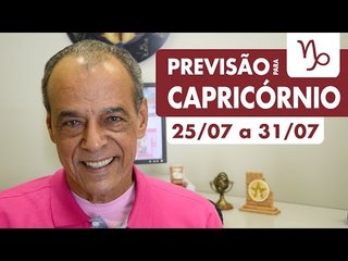 CAPRICÓRNIO - PREVISÃO SEMANAL 25/07 A 31/07