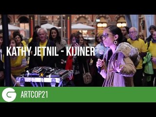 ArtCOP21 Kathy Jetnil-Kijiner peforms 'Dear Matafele Peinem'
