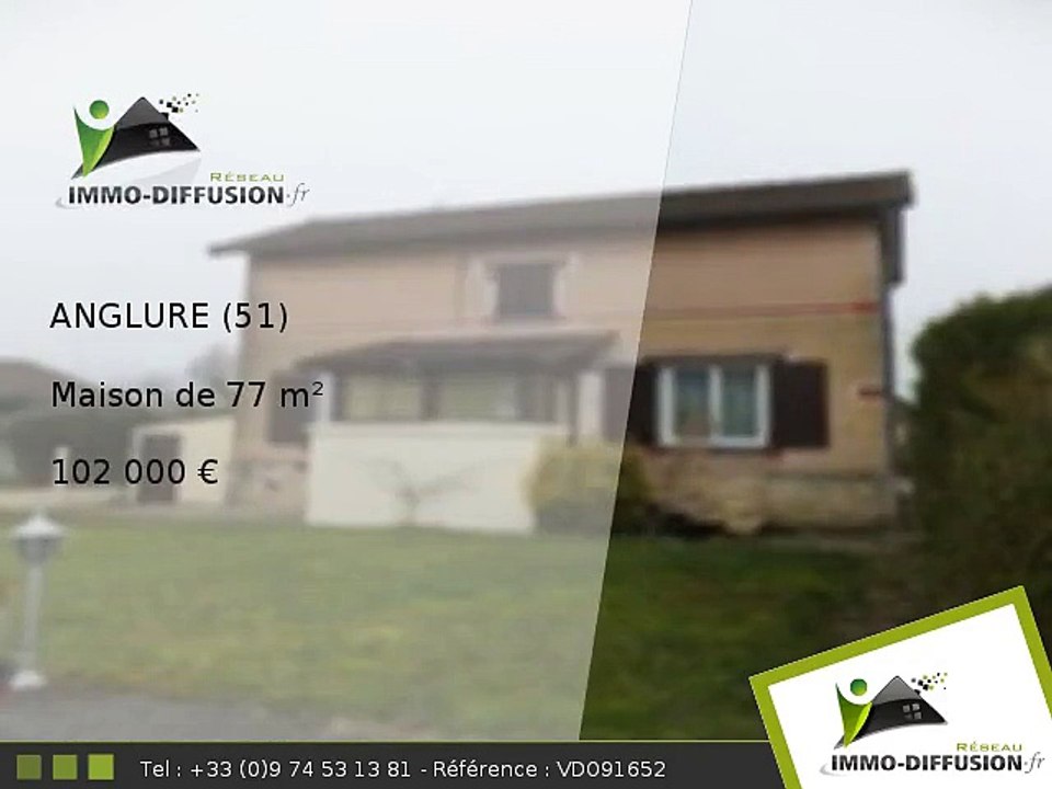 Maison A vendre Anglure 77m2 - 102 000 Euros