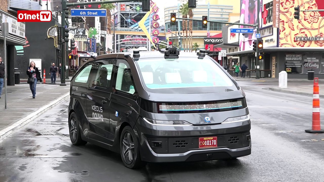 CES 2018 - On a testé la voiture autonome de Navya dans les rues de Las Vegas