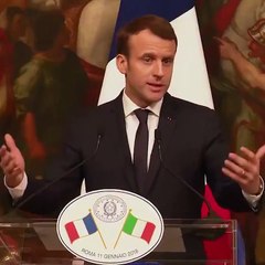 Emmanuel Macron: "Le sujet des migrations n'est pas derrière nous."
