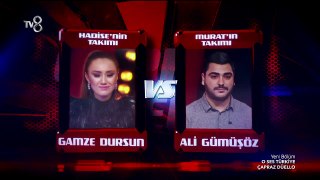 Gamze ve Ali'nin çapraz düellosu  - O Ses Türkiye