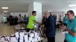 Presidente da CBF visita jogadores e comissão técnica na Granja Comary