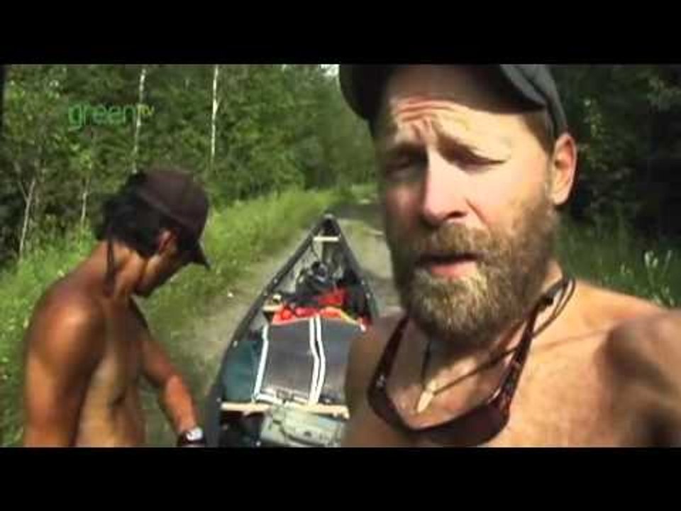 Frank canoes across Canada