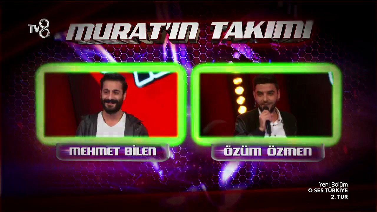 Özüm Özmen ve Mehmet Bilen bire bir eşleşmesi - O Ses Türkiye