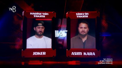 Asım ve Joker'in çapraz düellosu - O Ses Türkiye