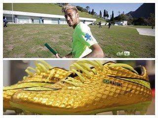 Neymar vai estrear chuteira inspirada em Robinho contra o Chile