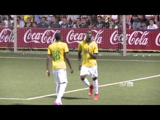 Brasil 2x0 Levante. Veja os gols do título do Torneio de Cotif