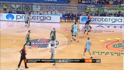 Το κλέψιμο και το κάρφωμα του Κρίς Σίνγκλετον - Παναθηναϊκός vs Μπαρτσελόνα  11.01.2018