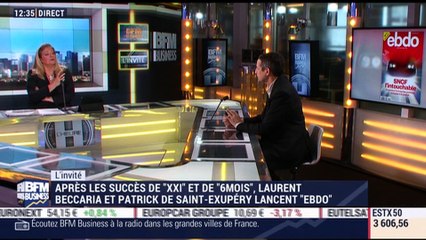 Après le succès de "XXI" et de "6Mois", Laurent Beccaria et Patrick de Saint-Exupéry lancent "Ebdo" - 11/01