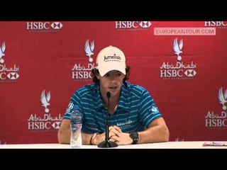 Rory McIlroy Press Conference - Abu Dhabi Championship 2012