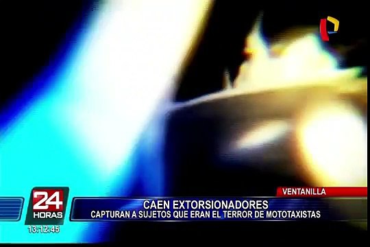 Ventanilla: detienen a extorsionadores que exigían cupos a mototaxistas