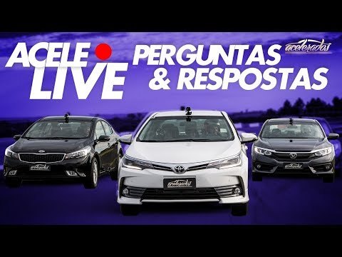TIRE SUAS DÚVIDAS AUTOMOTIVAS COM A GENTE, ACELERADOS! ACELELIVE #67