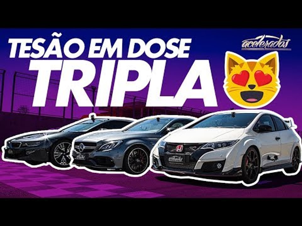 RRRODÃO DE C63 AMG + ÚNICO CIVIC TYPE-R DO BRASIL + BMW i8 HÍBRIDO! VR COM RUBINHO #120 | ACELERADOS