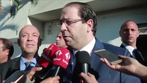 الشاهد يتهم الجبهة الشعبية بإشعال مظاهرات تونس