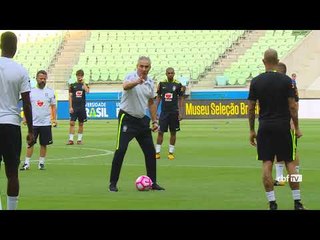 Seleção Brasileira faz último treino antes de pegar o Chile