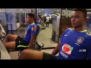 ​Seleção Brasileira Sub-17 faz regenerativo na academia pós-Inglaterra
