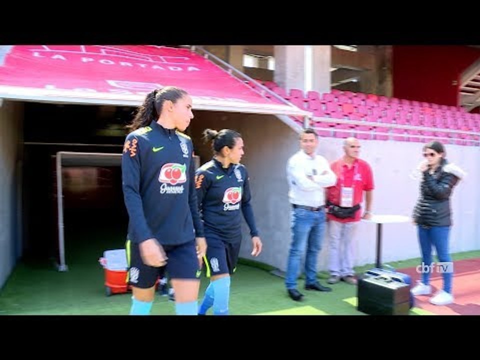 Seleção Brasileira Feminina: confira imagens do treino pré Brasil x Chile