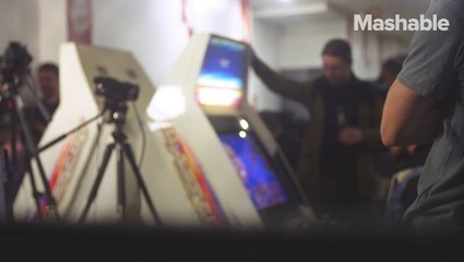 Old-school arcade games have made a comeback at this underground gaming tournament