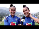 Confira a pegadinha das gêmeas Stefane e Andressa na Seleção Brasileira Feminina Sub-20