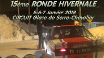 RONDE HIVERNALE 2018-Circuit Glace Serre Chevalier-Fiat 131 Abarth