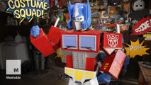 With a ton of cardboard boxes, you could make your very own Optimus Prime costume