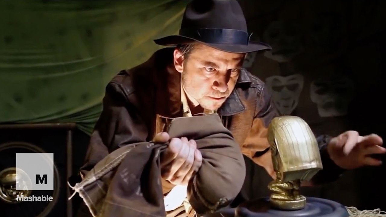 Inflated boulders roll through this low-budget ‘Indiana Jones’