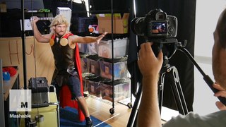 We threw hammers behind the scenes of our DIY 'Thor: Ragnarok' trailer