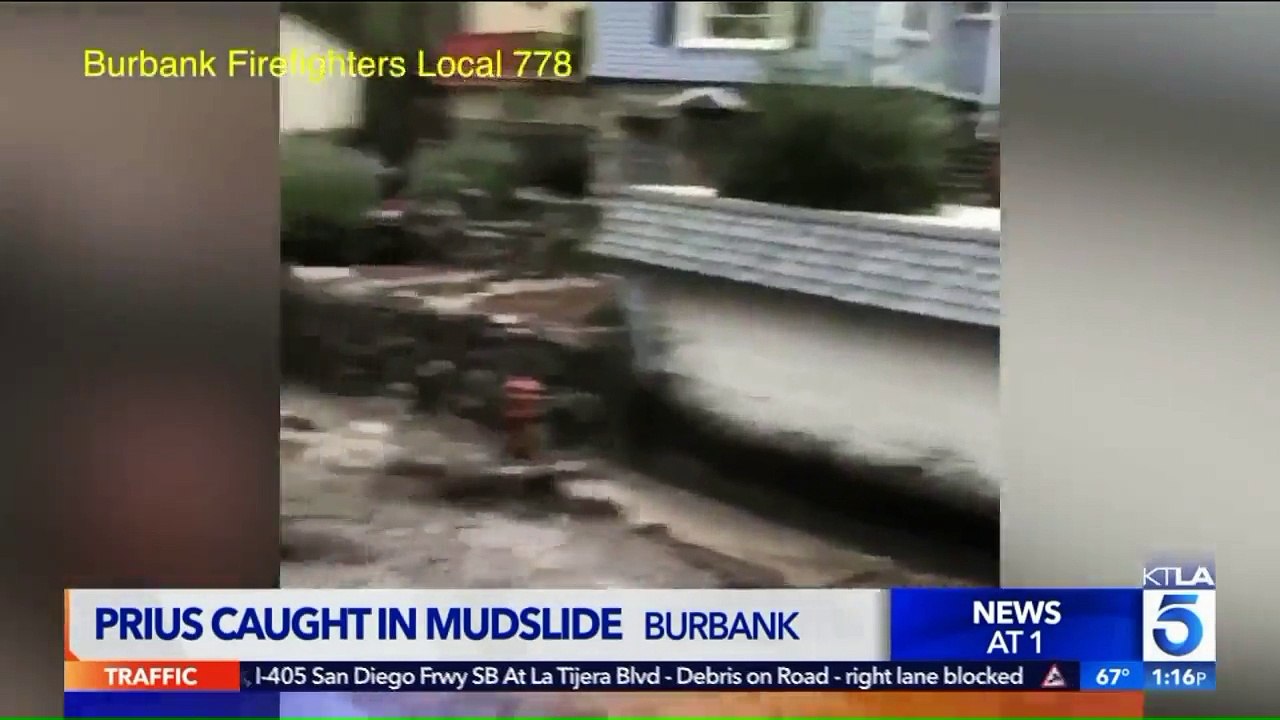 Video Shows Prius 'Bobsledding' in Southern California Mudflow